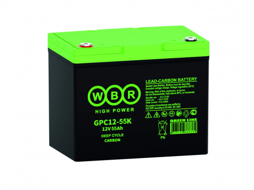 WBR GPC12-55K Аккумулятор герметичный свинцово-кислотный