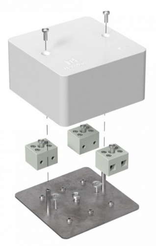 Коробка огнестойкая 103х103х45 (40-0470-FR2.5-6) Коробка огнестойкая для открытой установки Коробка огнестойкая 103х103х45 (40-0470-FR2.5-6) Коробка огнестойкая для открытой установки