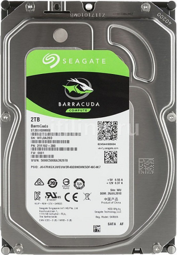 HDD 2000 GB (2 TB) SATA-III Barracuda (ST2000DM008) Жесткий диск (HDD) для видеонаблюдения HDD 2000 GB (2 TB) SATA-III Barracuda (ST2000DM008) Жесткий диск (HDD) для видеонаблюдения