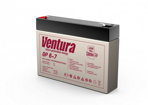 Ventura GP 6-7 Аккумулятор герметичный свинцово-кислотный Ventura GP 6-7 Аккумулятор герметичный свинцово-кислотный