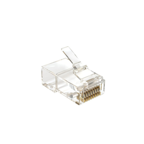 PLUG 8P8C5EU.UW (19670s) Коннектор RJ-45 под витую пару, категория 5e, неэкранированный, универсальный (100 шт) PLUG 8P8C5EU.UW (19670s) Коннектор RJ-45 под витую пару, категория 5e, неэкранированный, универсальный (100 шт)