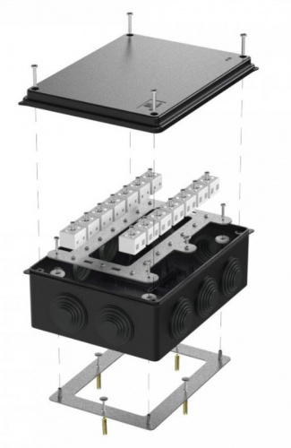 Коробка огнестойкая для о/п 200х150х75 (40-0320-9005-FR6.0-28) Коробка огнестойкая