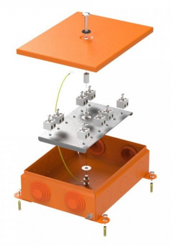 Коробка металлическая огнестойкая 150х200х60 (70-0385-2004-FR2.5-16) Коробка огнестойкая