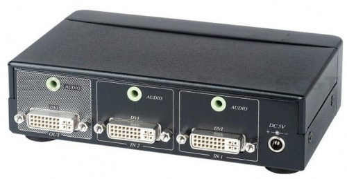 DS02A Коммутатор DVI- и стерео аудиосигналов DS02A Коммутатор DVI- и стерео аудиосигналов