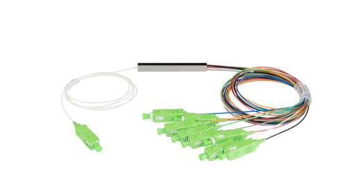 NMF-SPP1X8A1-SCA-M Сплиттер планарный 1x8, 9/125мкм, SC/APC, 0.9 мм