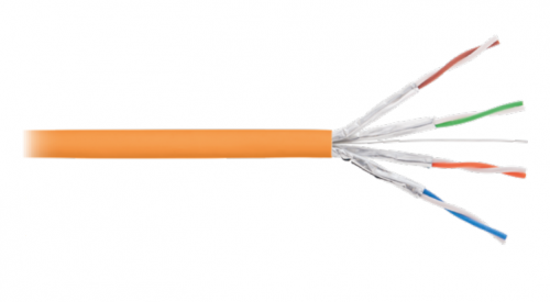 U/FTP 4pair, Cat6a, Solid, In, нг(А)-HF (NMC 9455C-OR) Кабель «витая пара» (LAN) для структурированных систем связи