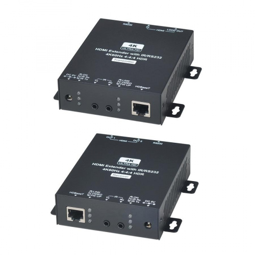 HE02EIX Комплект для передачи HDMI-сигнала, ИК-управления, RS232 HE02EIX Комплект для передачи HDMI-сигнала, ИК-управления, RS232
