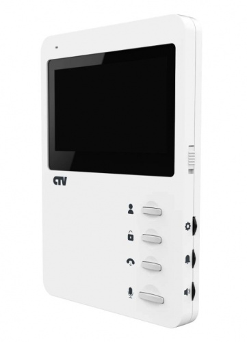 CTV-DP1400N (белый + серебро) Комплект видеодомофона фото 2