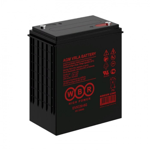 WBR EVX330-6G Аккумулятор герметичный свинцово-кислотный WBR EVX330-6G Аккумулятор герметичный свинцово-кислотный