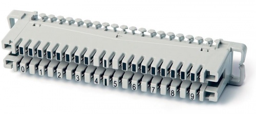 LSA-PLUS плинты 2/10 размыкаемые контакты (6089 1 102-06) Модуль подключение кабеля к кроссовому оборудованию