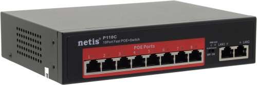 Netis P110C (1514774) Коммутатор сетевой PoE неуправляемый