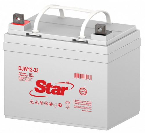 STAR DJW12-33 Аккумулятор герметичный свинцово-кислотный фото 2