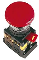 Кнопка AEAL22 "Грибок" с фиксацией красный D=22мм (BBG60-AEAL-K04) Кнопка красная с фиксацией без подсветки
