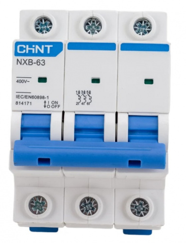 NXB-63H 3P 16А 10кА х-ка C (R) CHINT (813871)