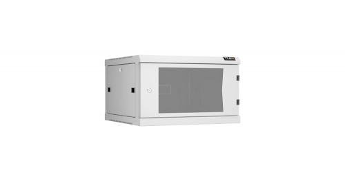 TWI-066060-R-G-GY Шкаф телекоммуникационный 19" настенный 6U