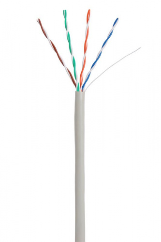 U/UTP 4pair, Cat5e, In, PVC (EC-UU004-5E-PVC-GY) Кабель «витая пара» (LAN) для структурированных систем связи U/UTP 4pair, Cat5e, In, PVC (EC-UU004-5E-PVC-GY) Кабель «витая пара» (LAN) для структурированных систем связи
