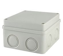 Коробка ОП 110х110х70мм, крышка на винтах, IP55, 8вх., без гермовводов (SQ1401-0814) Распаячная коробка