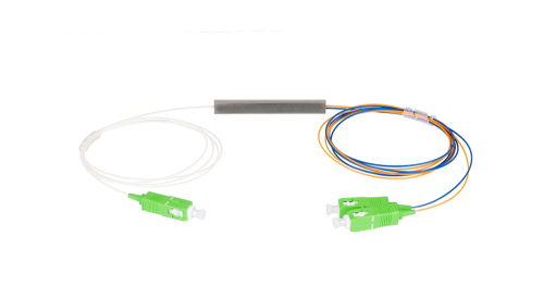 NMF-SPP1X2A1-SCA-M Сплиттер планарный 1x2, 9/125мкм, SC/APC, 0.9 мм