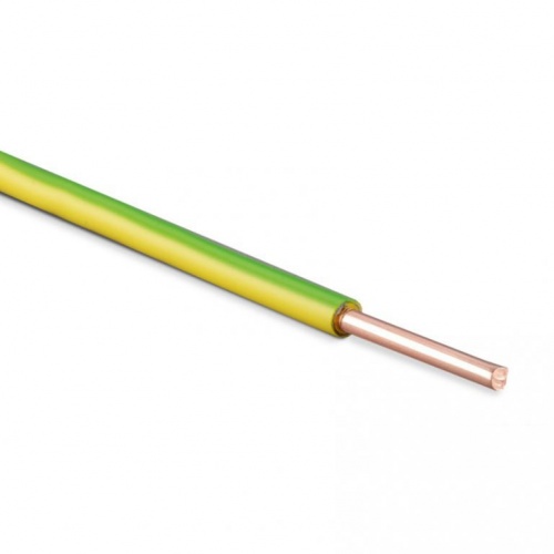ПВ1 (ПуВ) 1,5 (желто-зеленый) Провод установочный