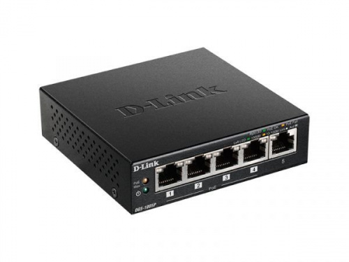 Коммутатор DGS-1005P/A1A