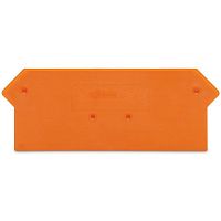WAGO 280-326 торцевая и промежуточная пластина, оранжевая Торцевая и промежуточная пластина