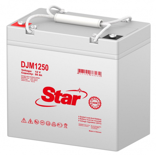 STAR DJM1250 Аккумулятор герметичный свинцово-кислотный фото 2 STAR DJM1250 Аккумулятор герметичный свинцово-кислотный фото 2