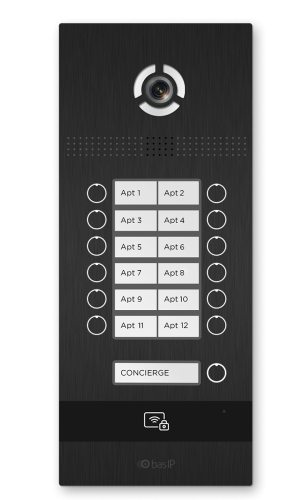 BI-12FB BLACK Вызывная панель IP-домофона