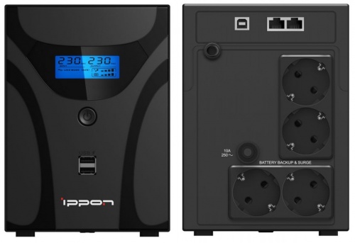 Ippon Smart Power Pro II 1200 Euro (1029740) Источник бесперебойного питания