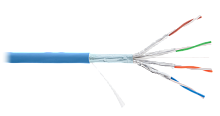 F/FTP 4pair, Cat6a, Solid, In, нг(А)-HF (NMC 4355C-IB) Кабель «витая пара» (LAN) для структурированных систем связи