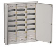 Корпус металлический встраиваемый TITAN 5 ЩРв-216 (3х72) 1005х885х130 IP31 одна дверь серый (TI5-50-V-3х072-31-7035)