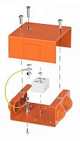 Коробка металлическая огнестойкая Е15-Е120 80х80х35 (70-0240-FR10.0-2) (Промрукав)