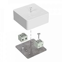 Коробка огнестойкая 75х75х30 (латунь) (40-0450-FR2.5-4-Е60) Коробка огнестойкая для открытой установки