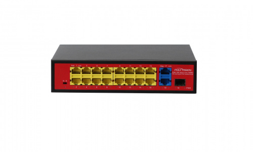 PND-16P-2G1F Lite (180W) Коммутатор неуправляемый 18-портовый с PoE PND-16P-2G1F Lite (180W) Коммутатор неуправляемый 18-портовый с PoE