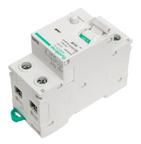 Systeme9 АВДТ 1P+N C 10A 6kA 30мА A 230В (S9D56610) Дифференциальный автоматический выключатель фото 5