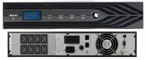 SKAT-UPS 1000 RACK+2x9Ah исп.E (8950) Источник бесперебойного питания SKAT-UPS 1000 RACK+2x9Ah исп.E (8950) Источник бесперебойного питания