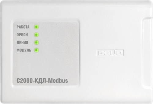С2000-КДЛ-Modbus Контроллер двухпроводной линии с гальванической изоляцией С2000-КДЛ-Modbus Контроллер двухпроводной линии с гальванической изоляцией