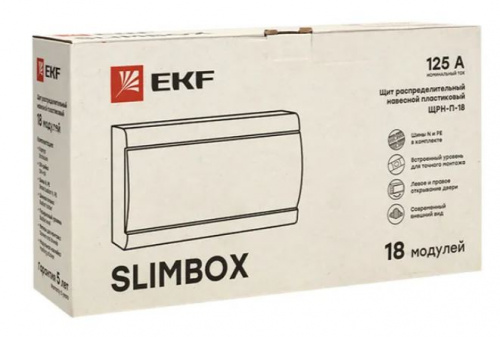 ЩРН-П-18 SlimBox белая дверца IP41 (sb-n-18w) фото 4