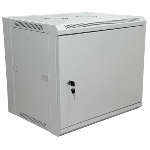 Шкаф настенный 19" 12U 600х600х635мм -дверь металл, стенки съемные (разобранный) RAL 7035 REXANT PRO (04-2232)