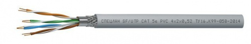 СПЕЦЛАН SF/UTP Cat 5e PVC 2х2х0,52 Кабель «витая пара» (LAN) для структурированных систем связи