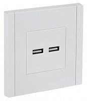 FORTE&amp;PIANO Розетка USB A+A 3,1А FP249 скрытой установки белый (FP-U21-D31-K01) Розетка USB серии FORTE&amp;PIANO