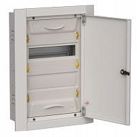 Корпус металлический встраиваемый TITAN 5 ЩРв-24 (1х24) 505х365х130 IP31 одна дверь серый (TI5-50-V-024-31-7035)