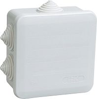 КМ41255 100х100х50 (UKOZ11-100-100-050-K41-44) Коробка распаячная для открытой проводки