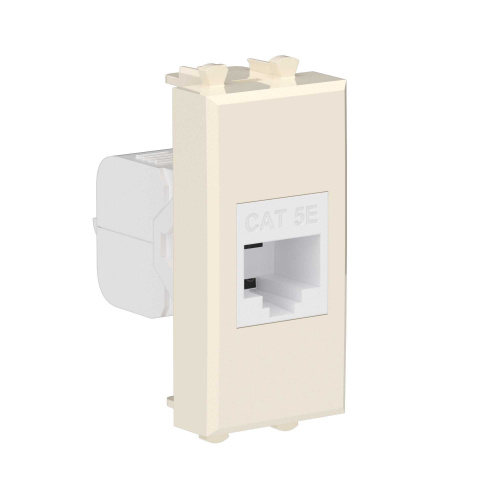 Розетка RJ-45, кат.5E, Avanti, 1 модуль, ванильная дымка (4405661) Розетка компьютерная модульная Розетка RJ-45, кат.5E, Avanti, 1 модуль, ванильная дымка (4405661) Розетка компьютерная модульная