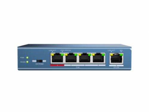 DS-S504P(B) Коммутатор с питанием POE DS-S504P(B) Коммутатор с питанием POE