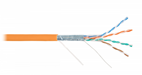F/UTP 4pair, Cat5e, Solid, In, нг(А)-HF (NMC 4200C-OR) Кабель «витая пара» (LAN) для структурированных систем связи F/UTP 4pair, Cat5e, Solid, In, нг(А)-HF (NMC 4200C-OR) Кабель «витая пара» (LAN) для структурированных систем связи