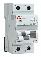 DVA-6 1P+N 6А B 30мА A 6кА AVERES (rcbo6-1pn-6B-30-a-av) Дифференциальный автоматический выключатель