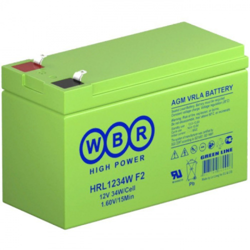 WBR HRL1234W F2 Аккумулятор герметичный свинцово-кислотный WBR HRL1234W F2 Аккумулятор герметичный свинцово-кислотный