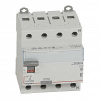 ВДТ DX3 4П 40А AC 300мА N справа (411723) Выключатель дифференциального тока