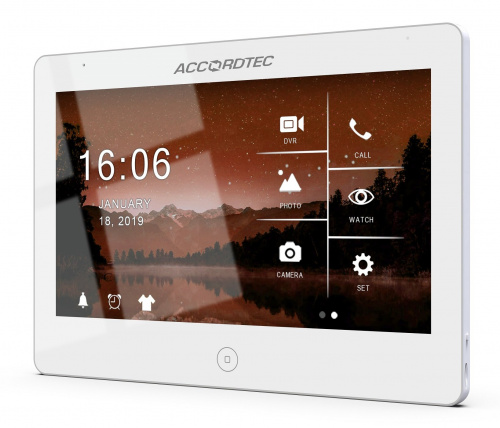 AT-VDA101C/SD WH Монитор домофона цветной с функцией «свободные руки» AT-VDA101C/SD WH Монитор домофона цветной с функцией «свободные руки»