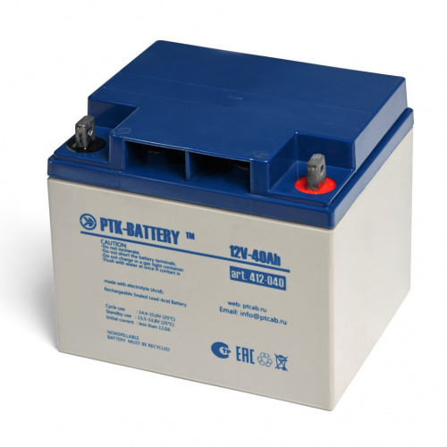 АКБ 12-40 PTK-BATTERY (412-040) Аккумулятор герметичный свинцово-кислотный